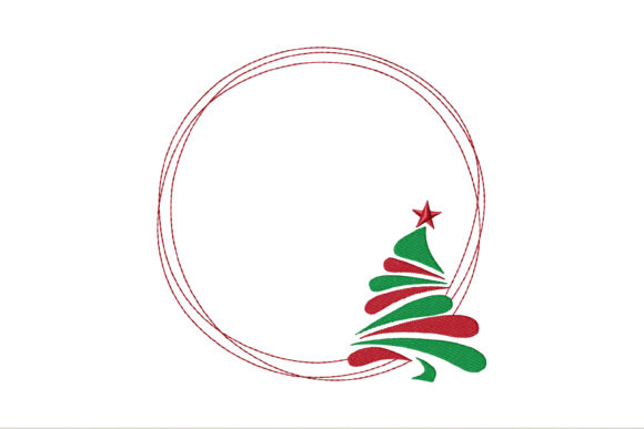 Circle Frame with Christmas Tree: A Designer's Review