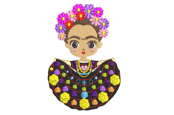 Doll with Skirt: A Boutique Sweatshirt Embroidery Review