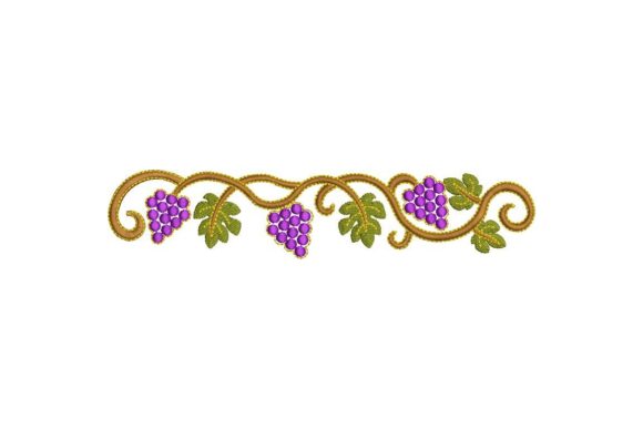 Grapes Border Motif